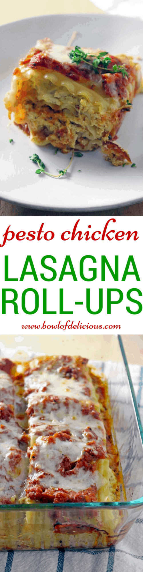 pesto chicken lasagna roll ups