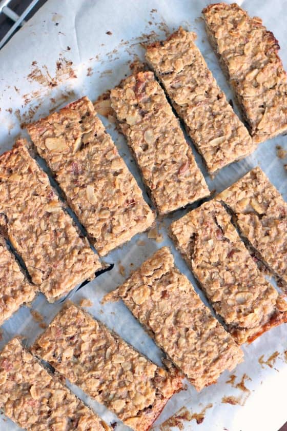 Peanut Butter and Banana Energy Bars