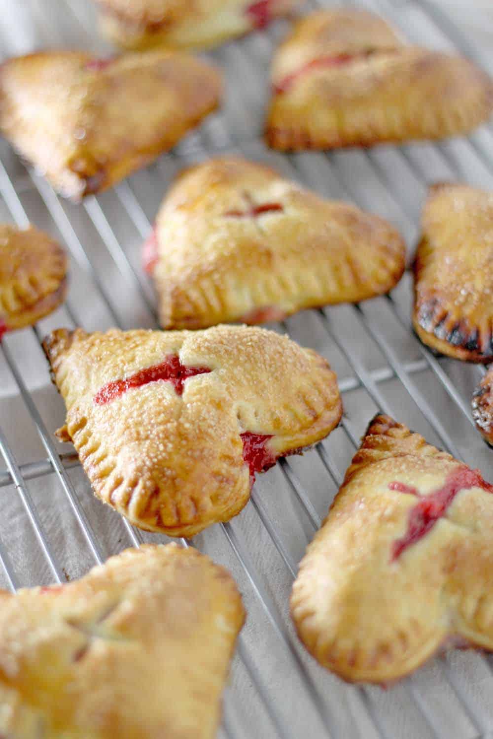 Strawberry ginger hand pies