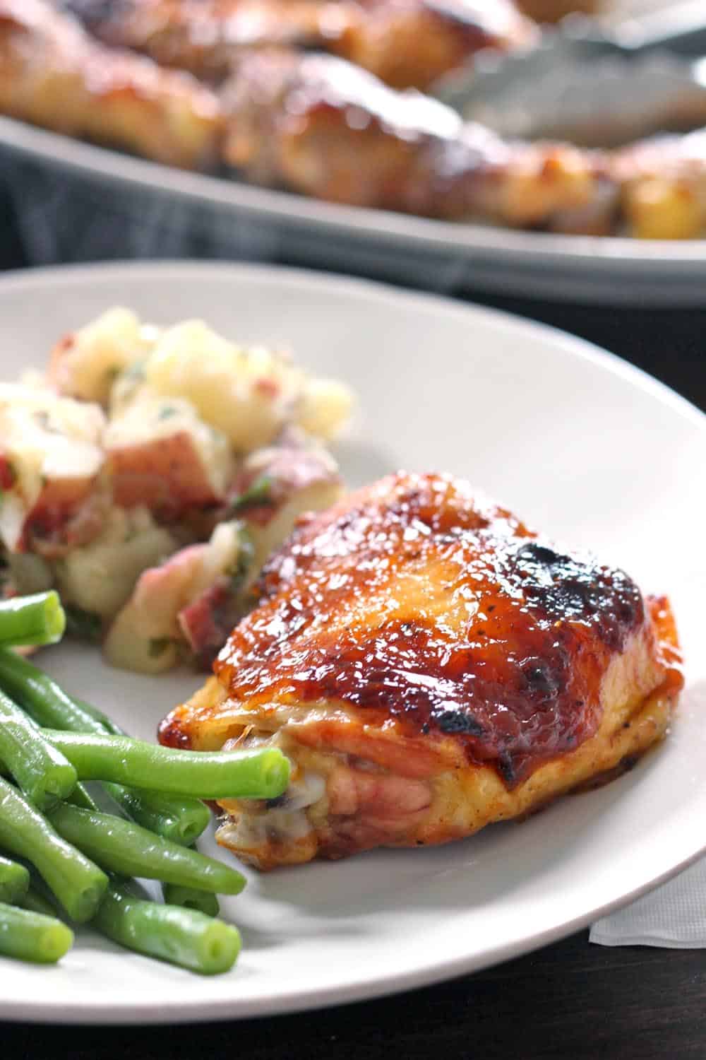 Oven Baked BBQ Chicken • The Crumby Kitchen