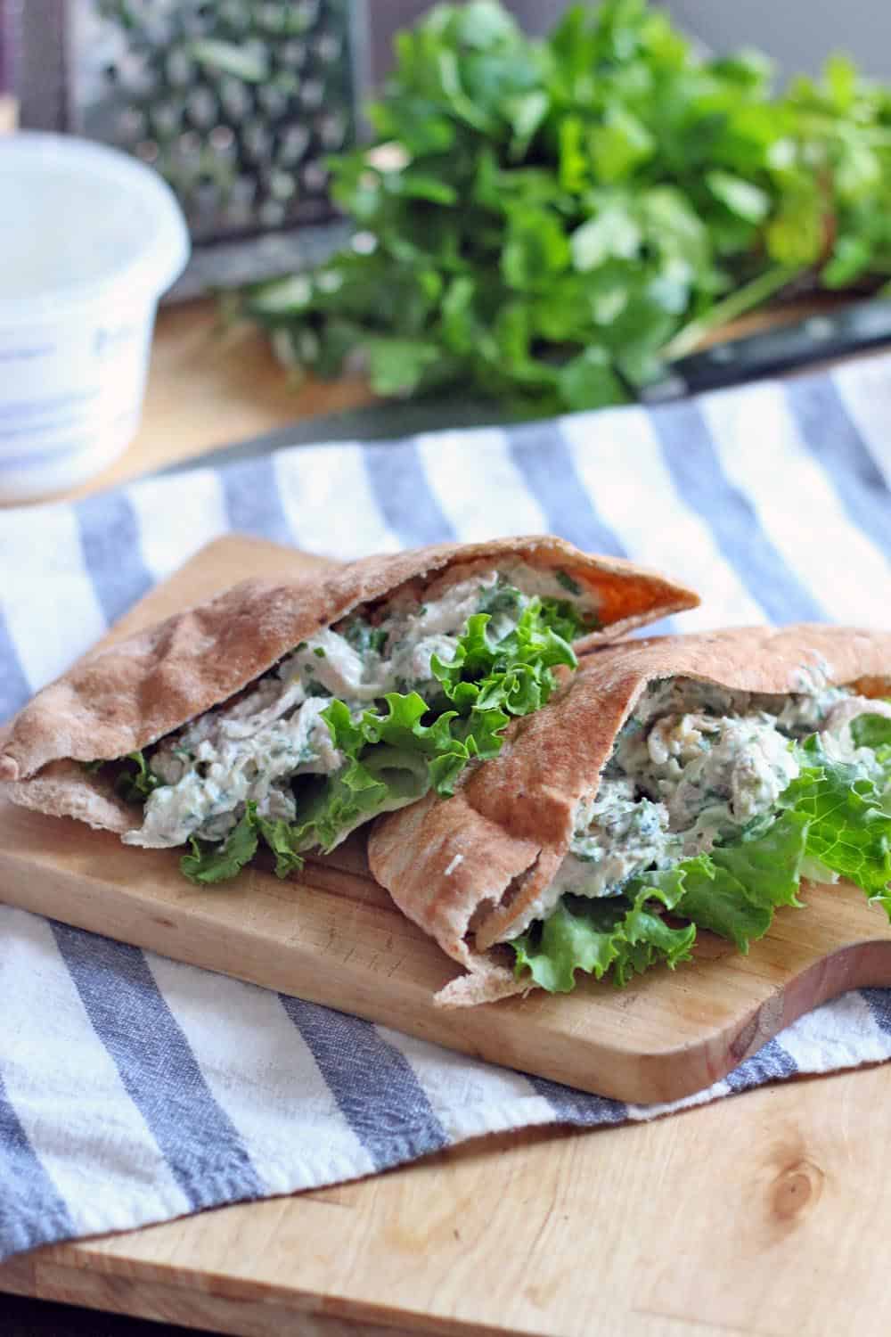 Tzatziki Greek Yogurt Chicken Salad