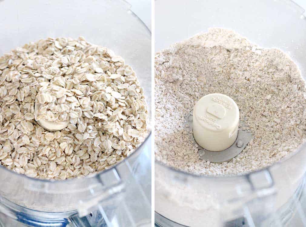 How to make oat flour in your food processor