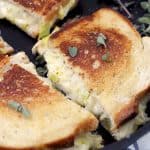 This Leek and Gruyere Grilled Cheese recipe is rich and buttery. Every bite is infused with perfectly melted cheese and that subtle, savory, onion flavor leeks are known for. The perfect easy weeknight dinner with a simple salad or light soup!