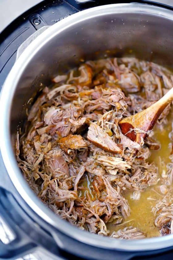 Instant Pot Pulled Pork (low carb, paleo, whole30) Bowl of Delicious