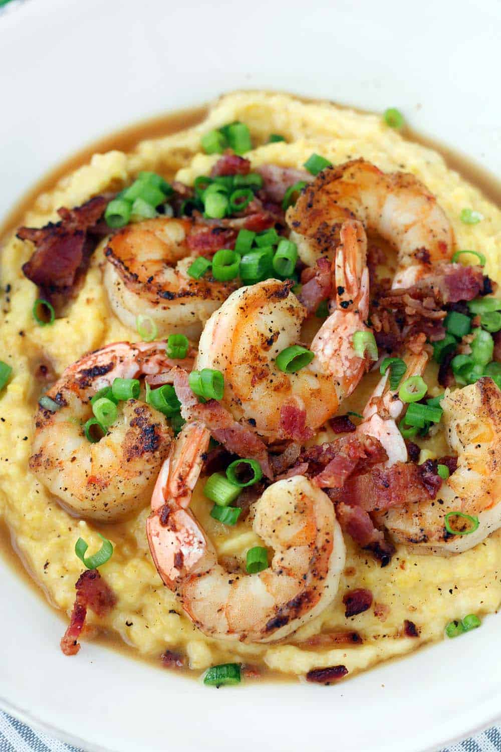 Easy Classic Shrimp and Grits - Bowl of Delicious