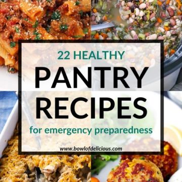 pinterest image for pantry recipes