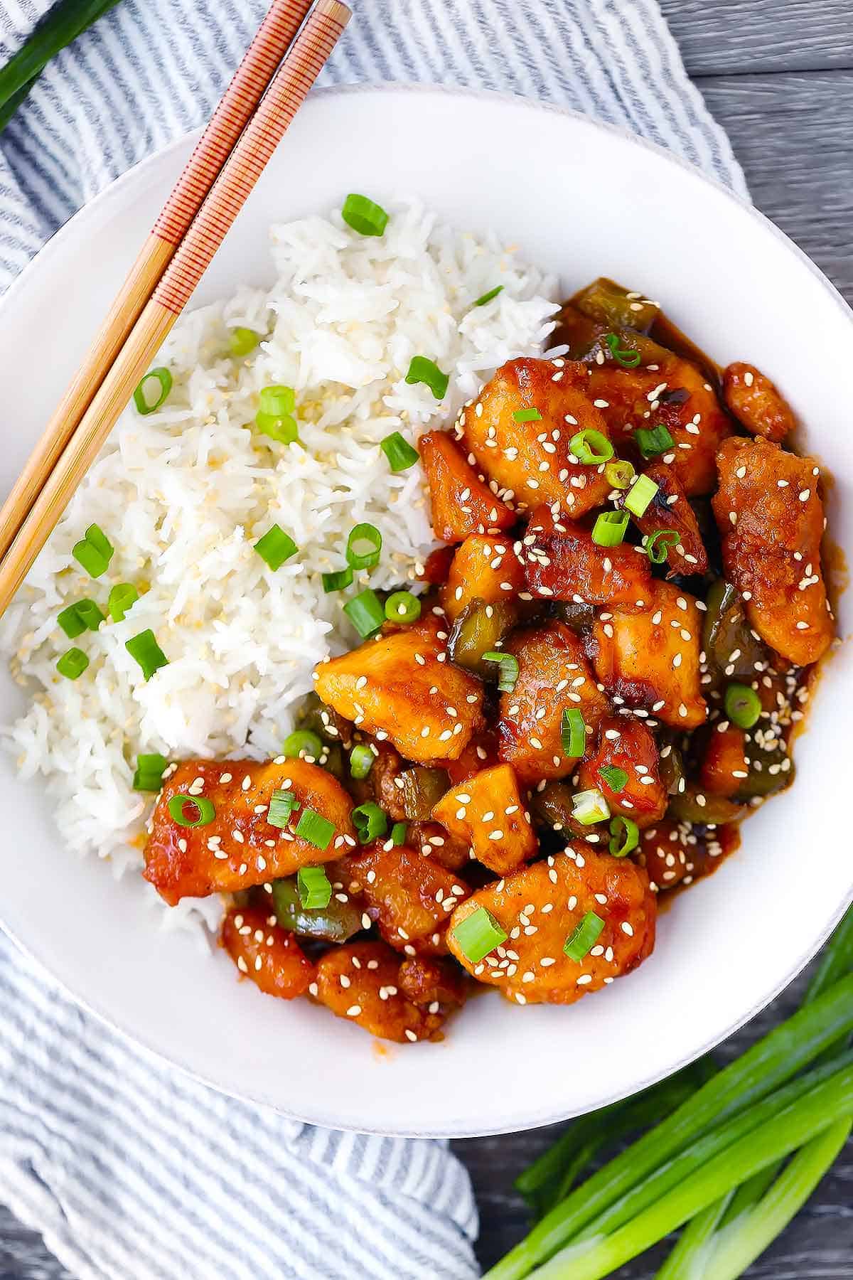 Sweet And Sour Chicken With Rice Recipe Easy Sweet And Sour Chicken