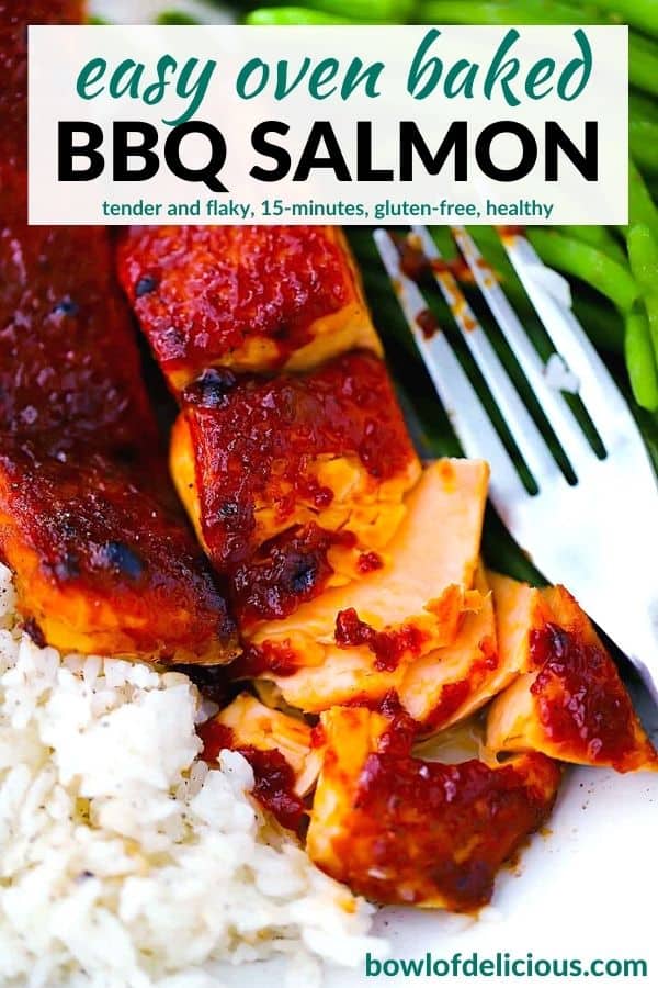 Pinterest image for bbq salmon.