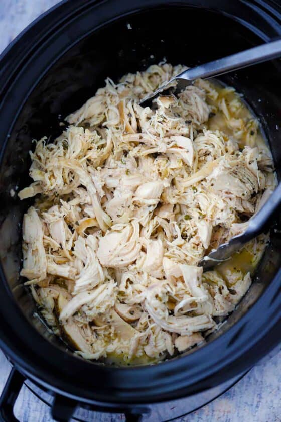 Easy Slow Cooker Chicken Breasts (juicy + flavorful!) Bowl of Delicious