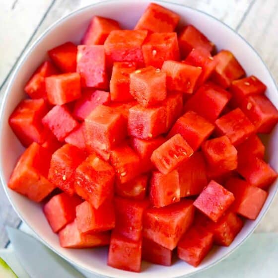 How to Cut / Cube a Watermelon