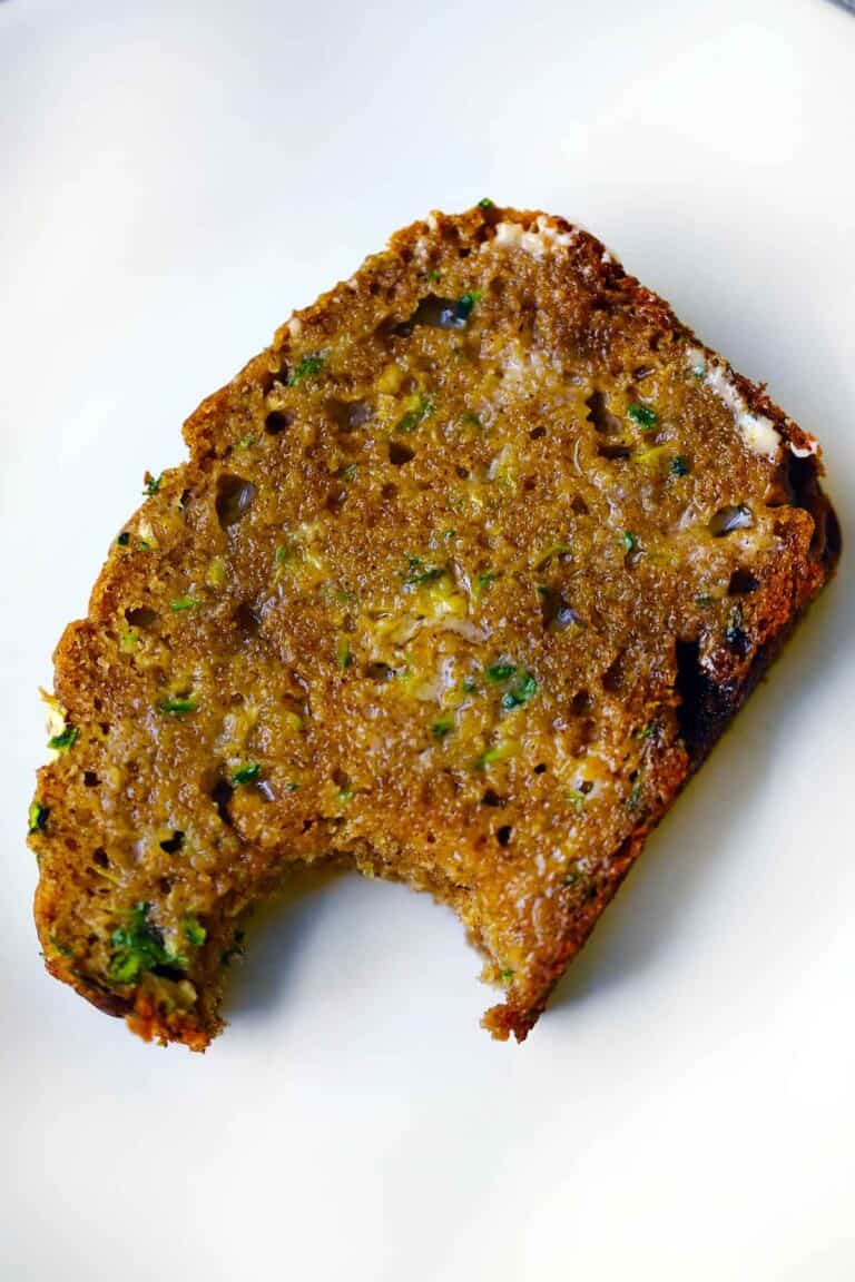 Olive Oil Zucchini Bread - Bowl of Delicious