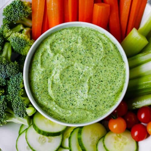 Healthy Green Goddess Dressing / Dip