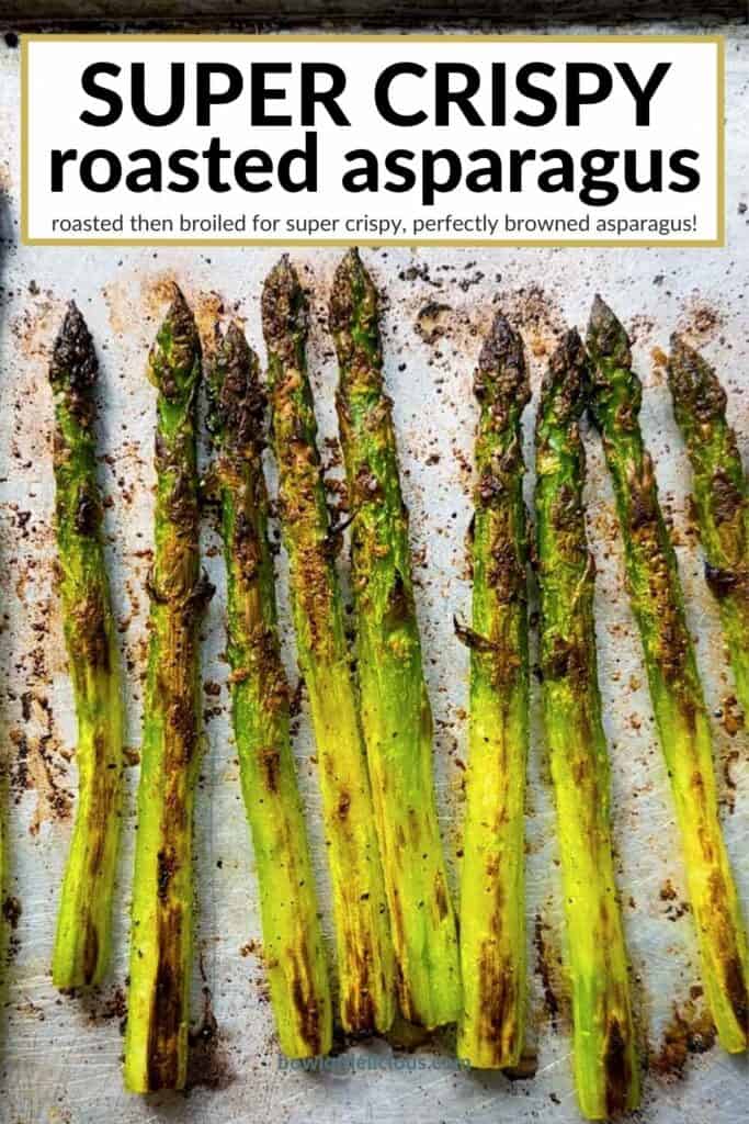 Pinterest image for Roasted Asparagus