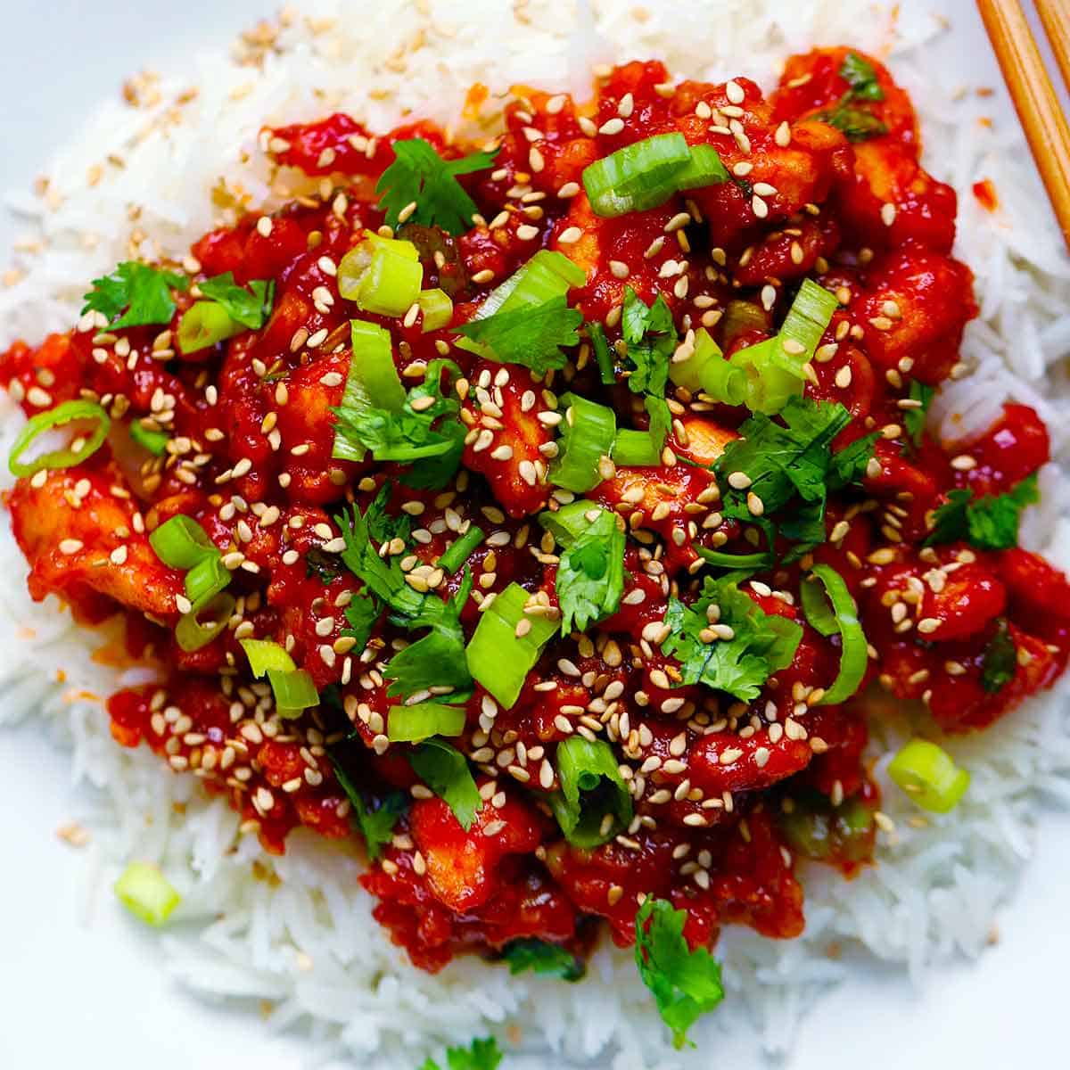 Crispy Gochujang Tofu